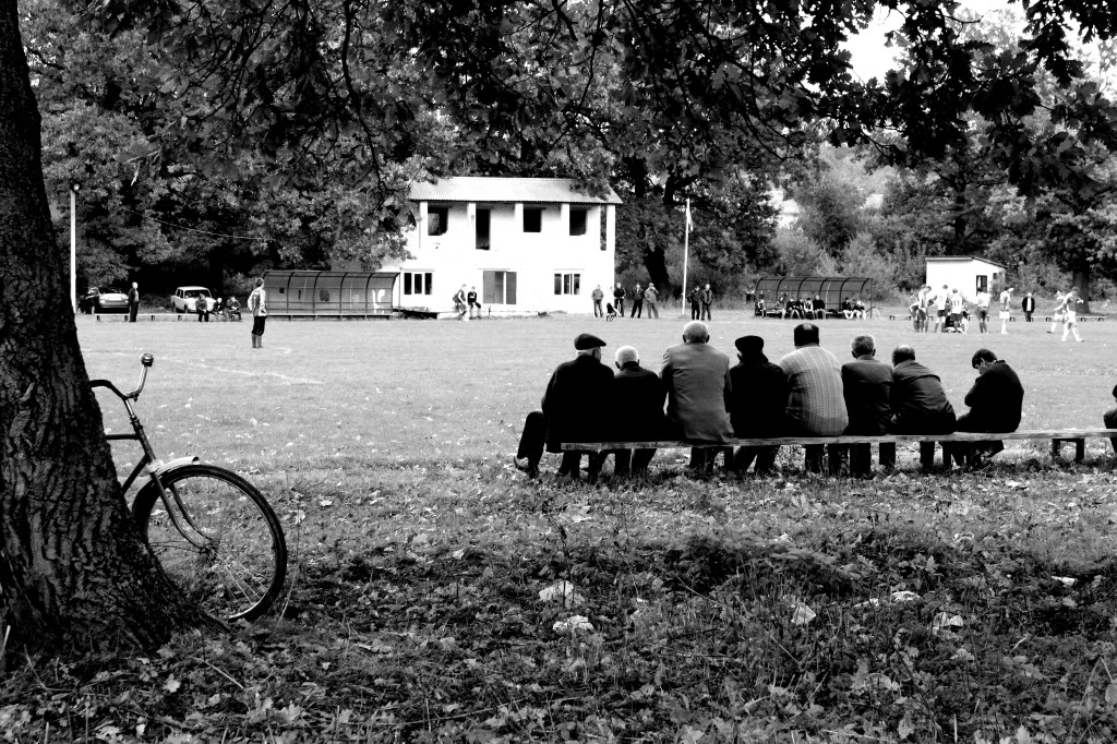 sunday afternoon in a ukrainian village