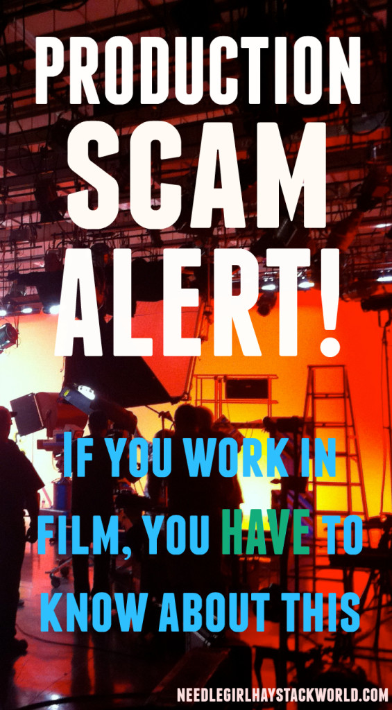 film industry scam alert
