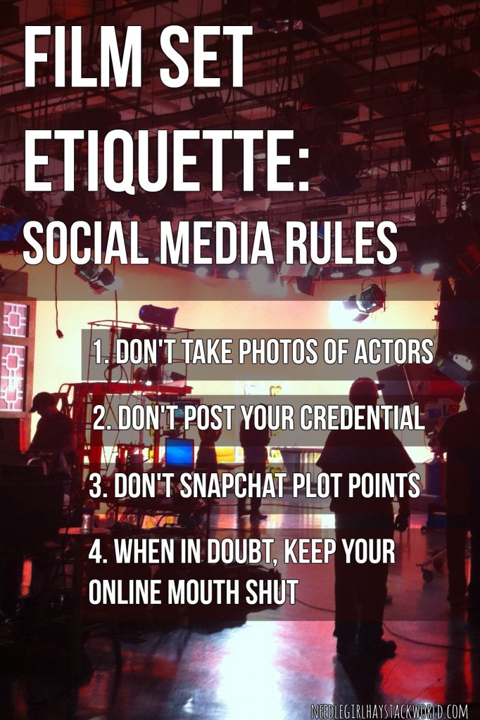 Social Media Rules On Set