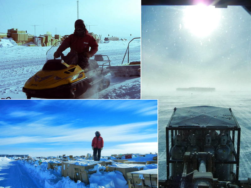 working in antarctica at the south pole