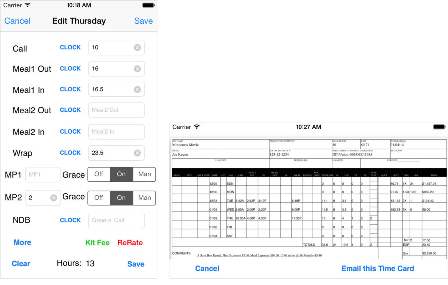 best time card app